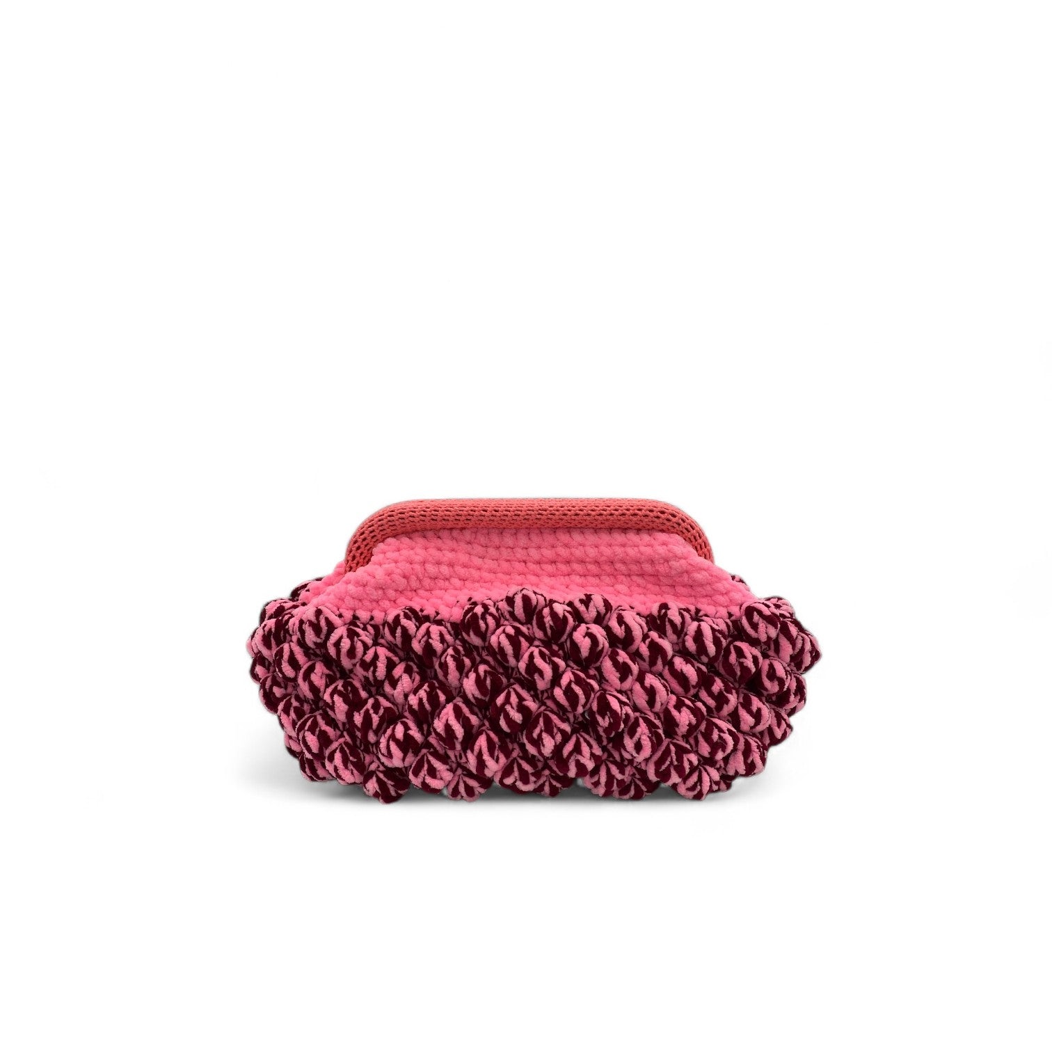 CANDY CLUCH - PINK/BURGUNDY