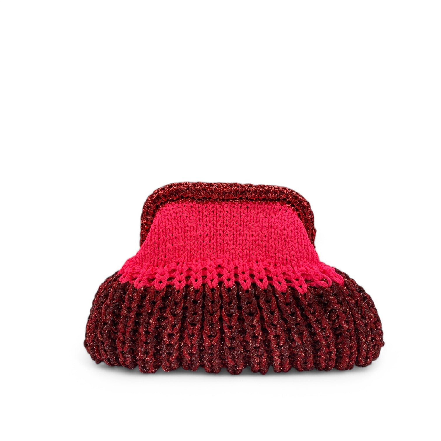 SIS CLUCH -FLUO PINK/RED