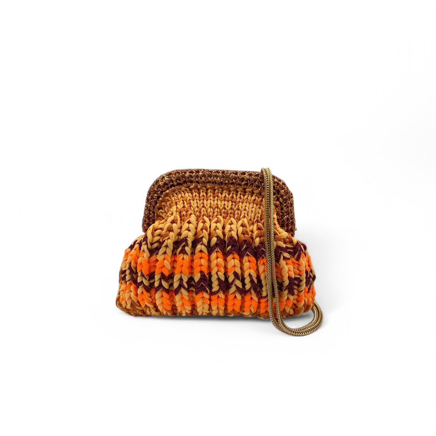 SIS CLUCH -ORANGE/CARAMEL XS