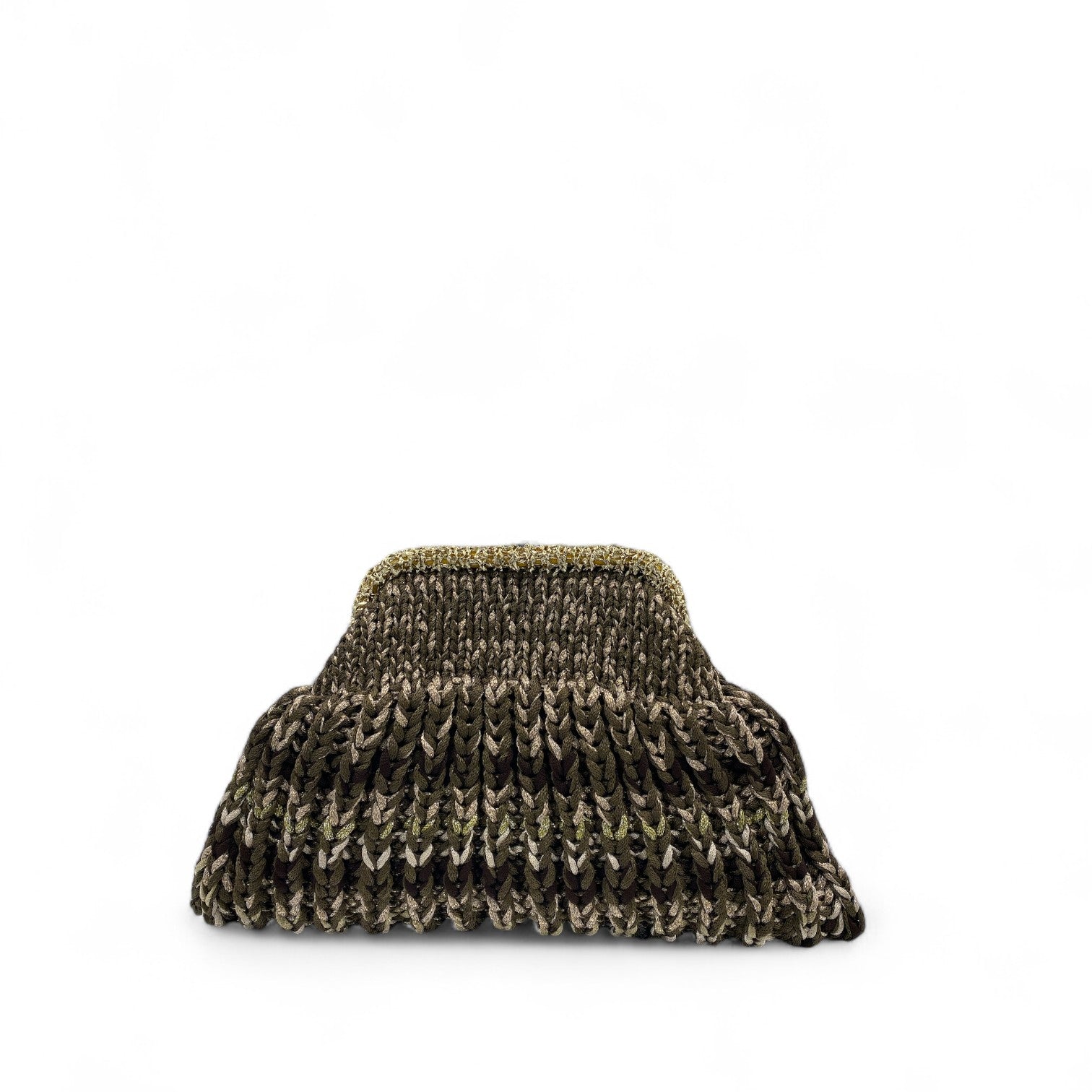 SIS CLUCH - GOLD/BROWN