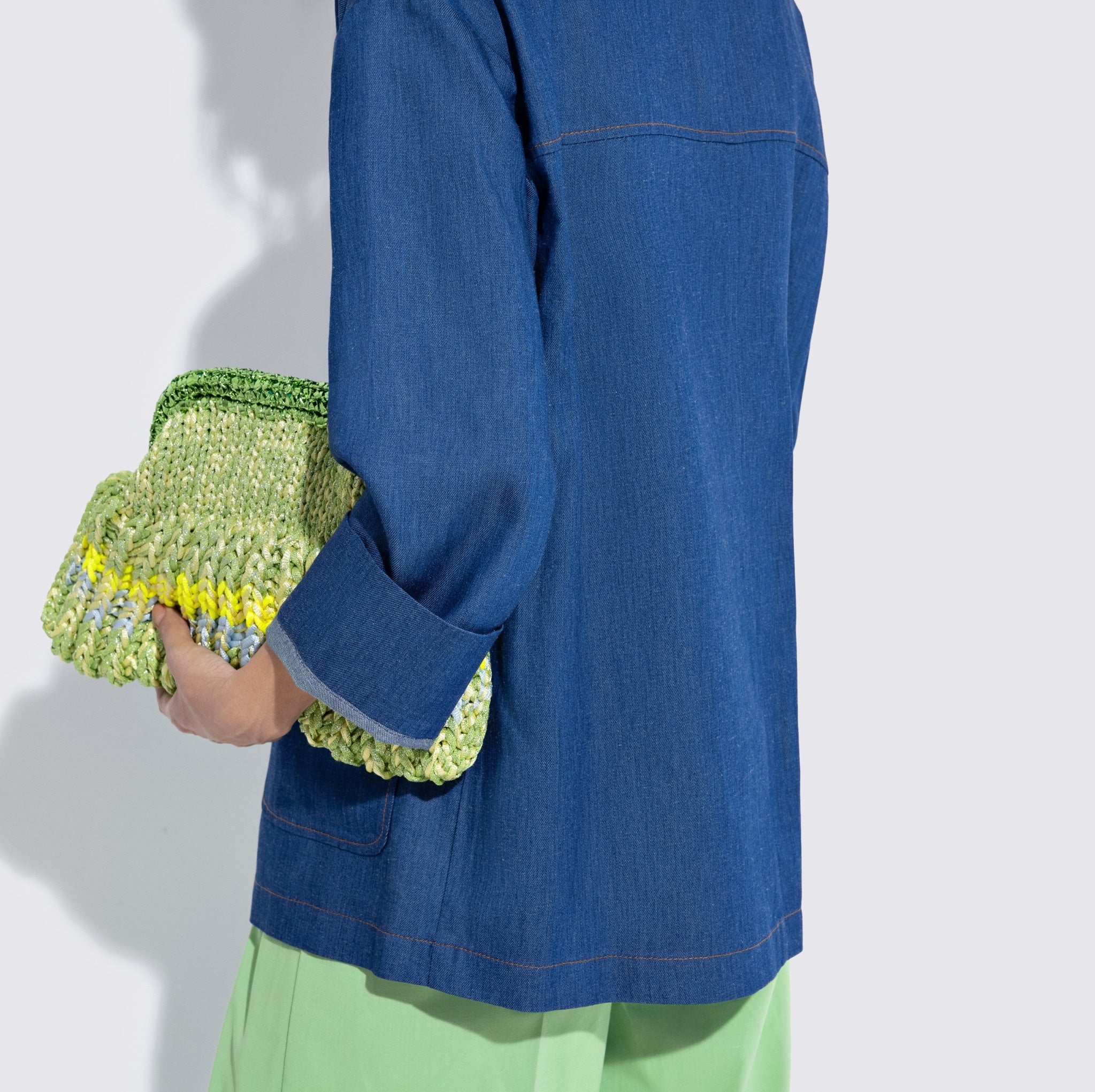 SIS CLUCH -  TURQUOISE /BLUE